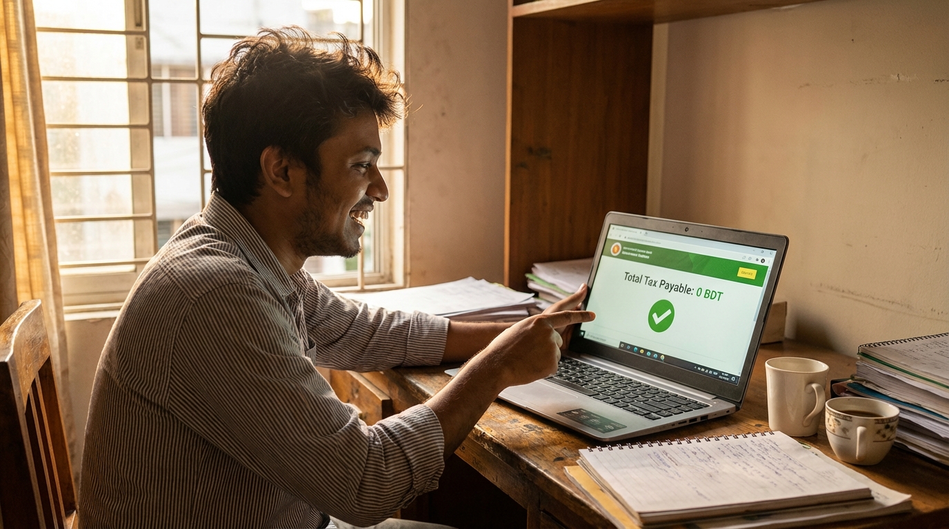 How to submit zero return tax in Bangladesh on 2026